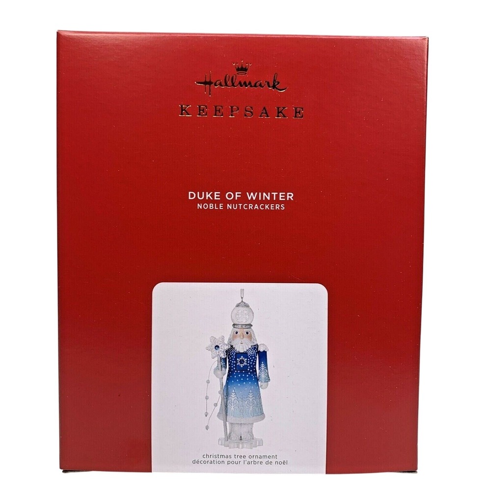 Hallmark DUKE OF WINTER Keepsake Ornament Blue Noble Nutcrackers #3 2021